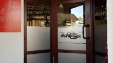 Eingangsbereich bistro-schligger leinzell innenansicht